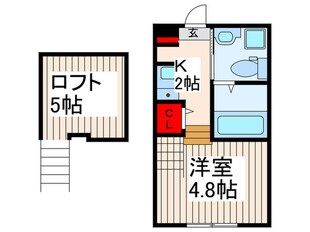 ハーモニーテラス伊興Ⅱの物件間取画像